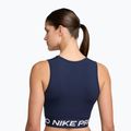 Дамски тренировъчен топ Nike Pro Dri-Fit midnight navy/white 2