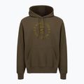 Mъжки тенис суитшърт Nike Court Dri-Fit Heritage French Terry Hoodie dark hazel/saffron quartz 4