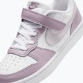 Детски обувки Nike Court Borough Low Recraft white/plum fog/white/venice 5