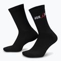 Чорапи  Jordan Everyday Crew 1 pair black/white/university red