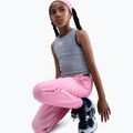 Детски панталони Nike Pro Fleece Dri-Fit med soft pink/med soft pink/black/white 4