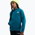 Детски суитшърт Nike Sportswear Club Fleece green abyss/white