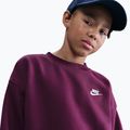 Детски суитшърт Nike Sportswear Club Fleece burgundy/white 4