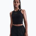 Горнище за тренировка за жени Nike One Fitted Dri-Fit Cropped Tank black/dark smoke grey
