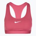 Спортен сутиен Nike Swoosh Medium Support сладко цвекло/бял 6