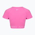 Дамски топ за тренировка Nike Pro Dri-Fit Graphic Cropped playful pink/pink foam/white 8