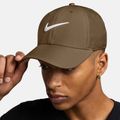 Nike Dri-FIT Club бейзболна шапка мъх кафяво/бяло 4