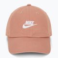 Шапка с козирка Nike Club Unstructured Futura Wash rose gold/white 2