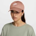 Nike Club Неструктурирана бейзболна шапка Futura Wash розово злато/бяло