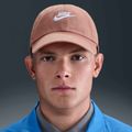 Nike Club Неструктурирана бейзболна шапка Futura Wash розово злато/бяло 5