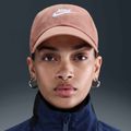 Nike Club Неструктурирана бейзболна шапка Futura Wash розово злато/бяло 7