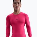 Мъжка блуза с дълъг ръкав за тренировка Nike Pro Dri-Fit Tight Fitness rush pink/black 4