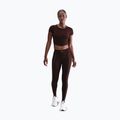 Дамски клин Nike One High-Waisted burgundy crush 2