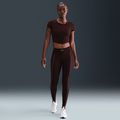 Дамски клин Nike One High-Waisted burgundy crush 8