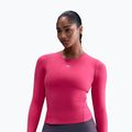 Дамска тениска с дълъг ръкав Nike One Fitted Dri-Fit rush pink/white