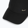 Шапка с козирка Nike Dri-Fit Club Unstructured Metal Swoosh black/metallic gold 3