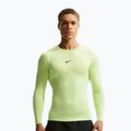 Мъжка блуза с дълъг ръкав за тренировка Nike Pro Dri-Fit Tight Fitness light liquid lime/black