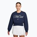 Дамски суитшърт Nike Court Collection French Terry Crew Neck navy blue/sailor blue
