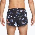 Мъжки шорти за бягане Nike AeroSwift Dri-Fit ADV Brief Lined 2" black/laser orange 2