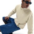 Мъжки суитшърт Nike Club Pullover Hoodie light khaki/light khaki/white 5