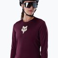 Дамска велосипедна блуза с дълъг ръкав Fox Racing Ranger Fox Head LS dark maroon 3