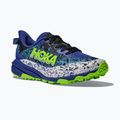 Детски обувки за бягане HOKA Speedgoat 6 нощно синьо/неон лайм