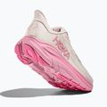 Дамски обувки за бягане HOKA Clifton 10 Wide rose cream/dried rose 5