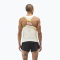 Мъжка тениска за бягане HOKA Race Day Singlet alabaster flare 3
