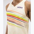 Мъжка тениска за бягане HOKA Race Day Singlet alabaster flare 6