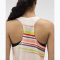 Дамска тениска за бягане HOKA Race Day Singlet alabaster flare 5