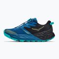 Детски обувки за бягане HOKA Speedgoat 7 black/night glow blue 3