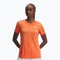 Дамска тениска за тренировка Under Armour Tech Twist orange base/white