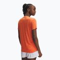Дамска тениска за тренировка Under Armour Tech Twist orange base/white 2