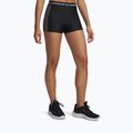 Дамски шорти за тренировка Under Armour HeatGear Rib Shorty black/castlerock/white