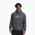 Мъжки суитшърт Under Armour Unstoppable Woven Hoodie castlerock/white