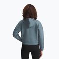 Дамски суитшърт Under Armour Rival Fleece Piped HZ Hoodie jasper blue/white 2