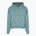 Дамски суитшърт Under Armour Rival Fleece Piped HZ Hoodie jasper blue/white 3
