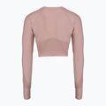 Дамска тренировъчна блуза с дълъг ръкав Under Armour HeatGear Rib 1/4 Zip turmaline pink/turmaline pink/white 2