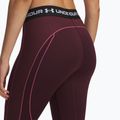 Дамски клин за тренировка Under Armour ColdGear Textured dark maroon/fuchsia dusk/white 4