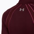 Мъжка тениска Under Armour ColdGear Textured 1/2 Zip, dark burgundy/fuchsia twilight/metallic silver 4