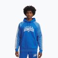 Мъжки суитшърт Under Armour Rival Fleece Colorblock Hoodie blue atlantis/white