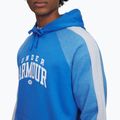 Мъжки суитшърт Under Armour Rival Fleece Colorblock Hoodie blue atlantis/white 3