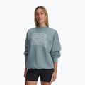 Дамски суичър Under Armour Rival Fleece Varsity Crew serpentine/white