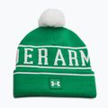 Мъжка зимна шапка Under Armour Halftime Pom Beanie team kelly green/white/white