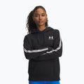 Дамски суитшърт Under Armour Icon Fleece Taped Hoody black/white