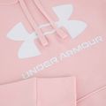 Дамски суитшърт Under Armour Rival Fleece Big Logo Hoody prime pink/white 5