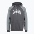 Мъжки суитшърт Under Armour Rival Fleece Colorblock Hoodie castlerock/mod grey/white 3