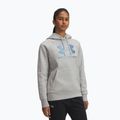 Дамски суитшърт Under Armour Rival Feelce Shimmer Hoody mod grey light heather/iridescent