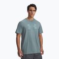 Мъжка тениска за тренировка Under Armour Sportstyle Logo Update jasper blue/serpentine