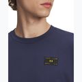 Мъжка тениска Under Armour Woven Label Heavyweight washed navy/black 3